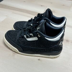 Jordan Black and White Women's Sneakers